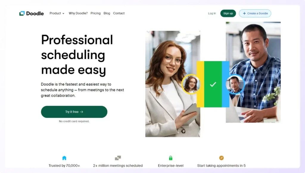Doodle online appointment scheduling tool