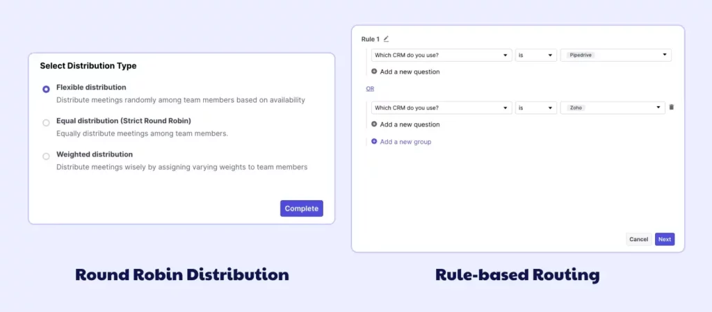 route leads based on rules